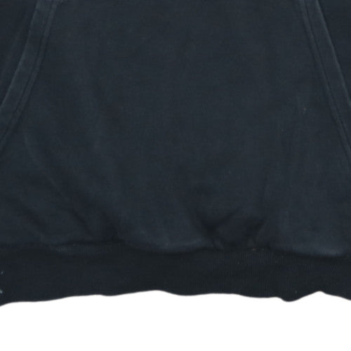 Puma Men’s Black Medium 1/4 Zip Fleece Sweatshirt Pullover