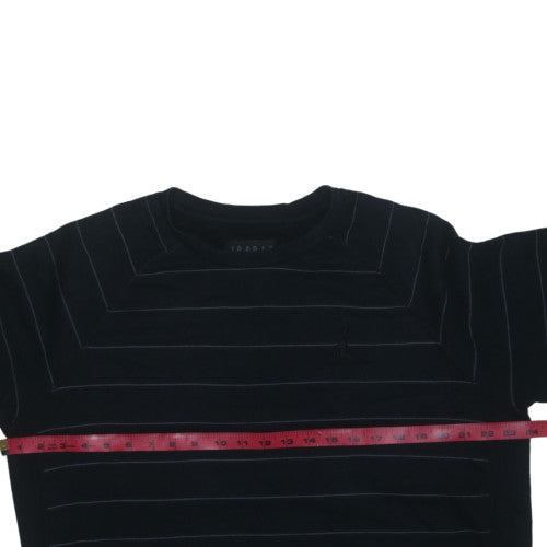 Nike Jordan Men’s Black Striped Pullover Sweatshirt L