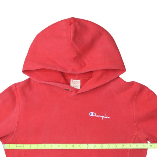 Champion Men's Red Reverse Weave Pullover Hoodie Size S
