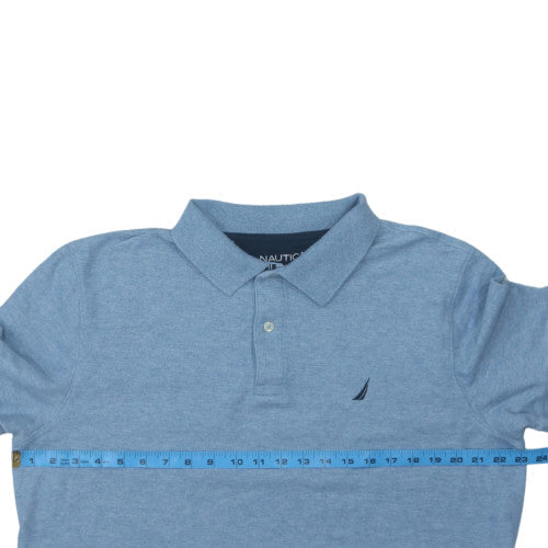 Nautica Men's Blue Classic Fit Performance Polo Shirt XL