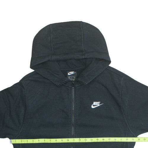 Nike Men's Black Full Zip Hoodie Size S Fleece Sweatshirt