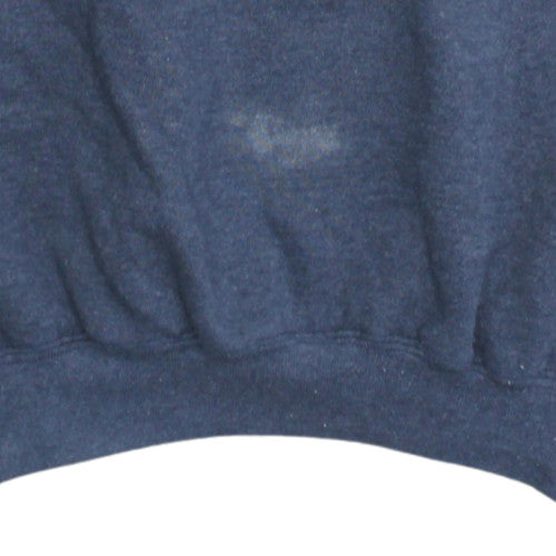 Russell Athletic Men's Blue Pullover Fleece Sweatshirt Size L
