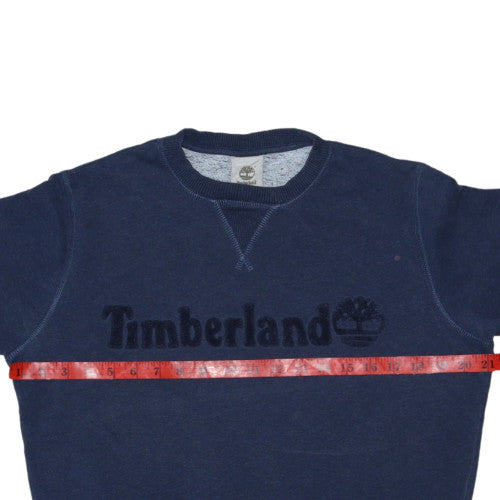 Timberland Men’s Blue Crew Neck Pullover Sweatshirt Size S