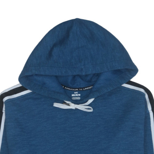 Under Armour Men Blue Pullover Hoodie Medium Sports Jersey