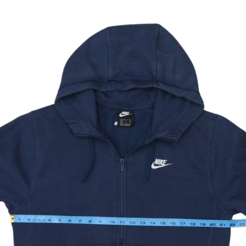 Nike Men’s Blue Full Zip Hoodie Sweatshirt Size S Regular Fit