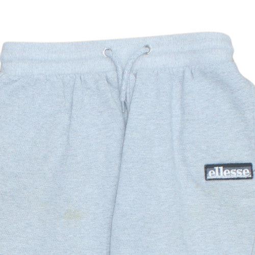Ellesse Boys Grey Sweatpants 13-14 Years Elastic Waist Fleece Joggers