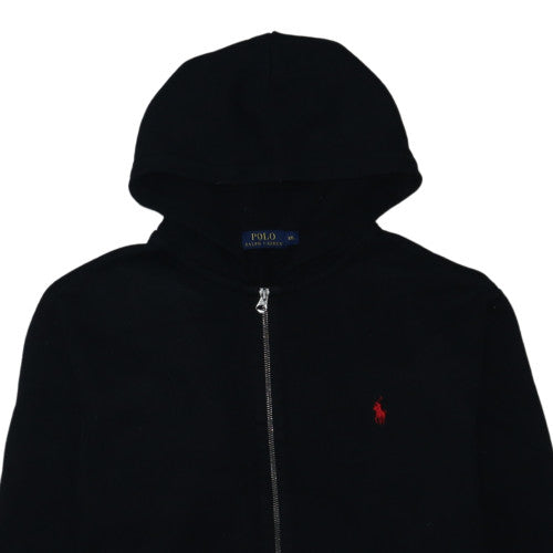 Polo Ralph Lauren Men's Black Full Zip Hoodie 2XL Classic Fit
