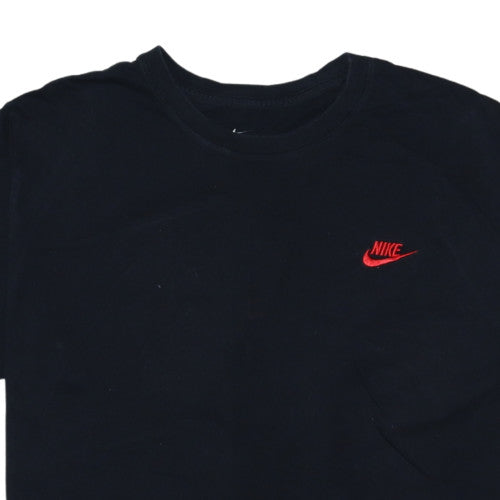 Nike Men's Black 2XL Cotton Crew Neck Short Sleeve T-Shirt