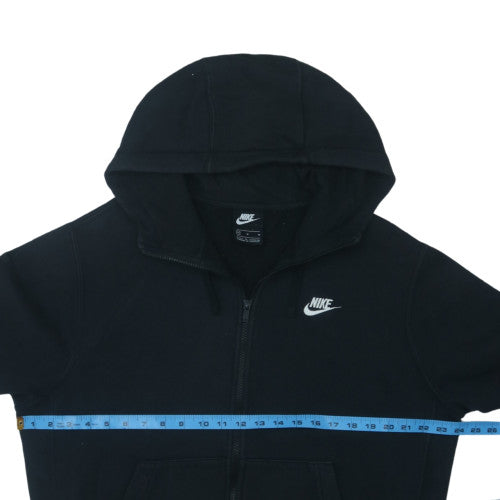 Nike Men's Black Full Zip Hoodie Size M Fleece Sportswear