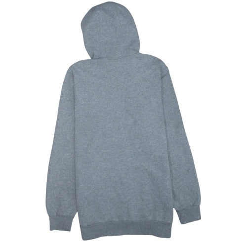 Adidas Men's Grey Pullover Hoodie M Sports Graphic Fleece