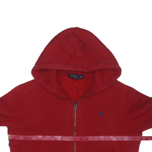 Polo Ralph Lauren Men's Red Full Zip Hoodie Size M