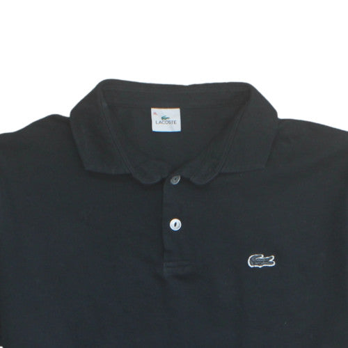 Lacoste Men’s Black Cotton Polo Shirt XL Short Sleeve Classic Fit