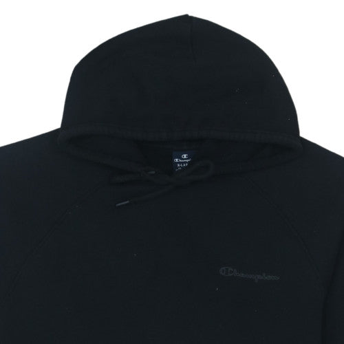 Champion Men's Black XL Pullover Hoodie Cotton Blend Fleece