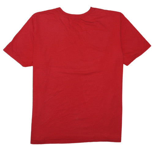 Nike Men's Red Crew Neck Short Sleeve Regular Fit T-Shirt XXL