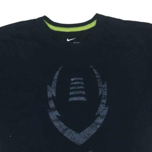 Nike Men's Black Dri-FIT Sports Graphic 2XL T-Shirt