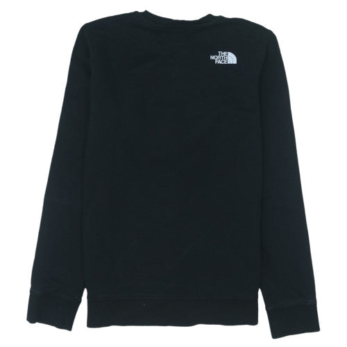 The North Face Boys Black XL Crew Neck Sweatshirt 100% Cotton Pullover