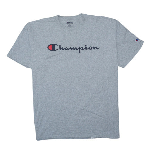 Champion Men's Grey 2XL Authentic Athleticwear Cotton T-Shirt