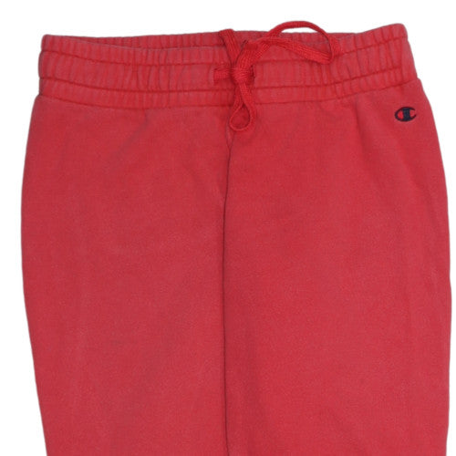 Champion Men's Red Jogger Fleece Sweatpants Small Drawstring Comfort Fit