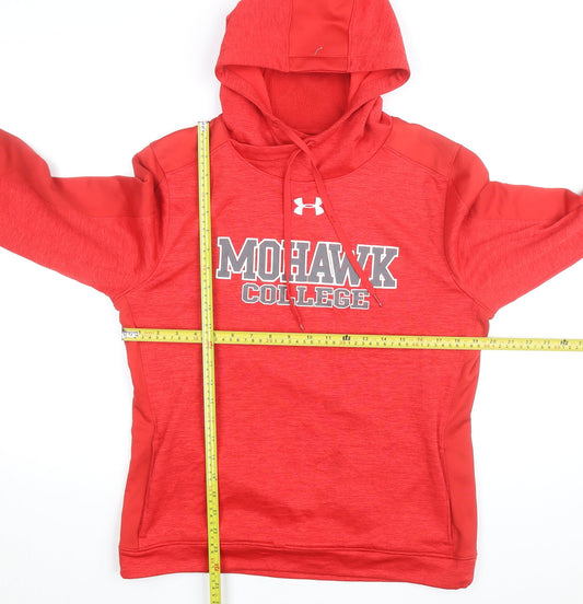 Under Armour Men's Red Mohawk College Pullover Hoodie Size M
