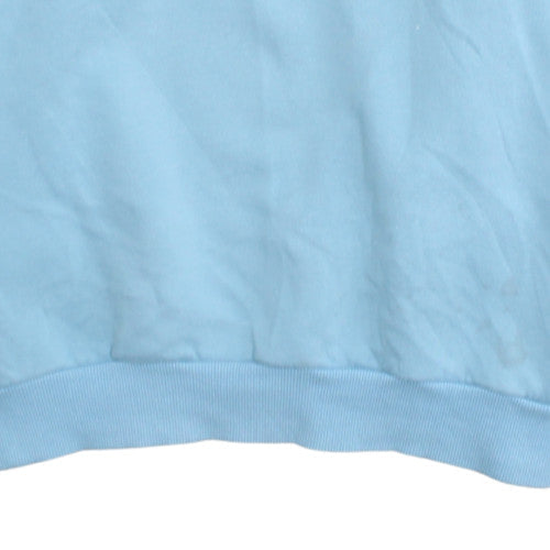 Elite Eleven Men's Blue Crew Neck Pullover Sweatshirt M