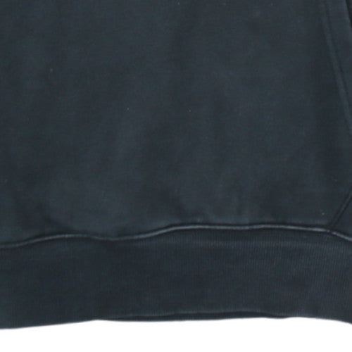 Tommy Jeans Men’s Black Pullover Hoodie L Regular Fleece Logo