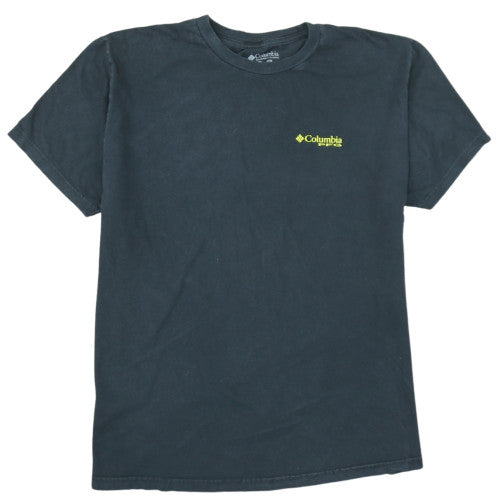 Columbia PFG Men's Black XL Cotton Crew Neck Short Sleeve T-Shirt