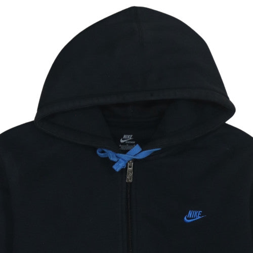 Nike Men's Black Full Zip Hoodie L Sportswear Fleece