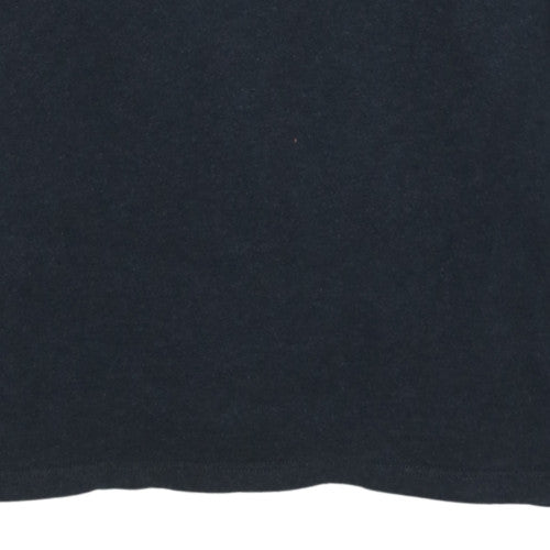 Timberland Men's Blue 1/4 Zip Cotton Fleece Sweatshirt Size L