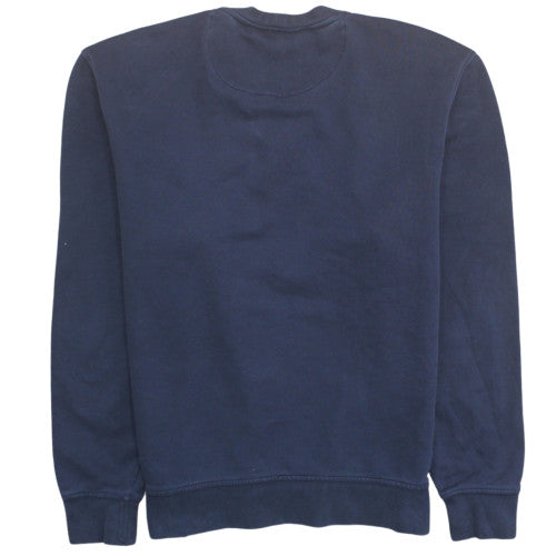 Lacoste Mens Blue Crew Neck Sweatshirt Size M Logo Pullover
