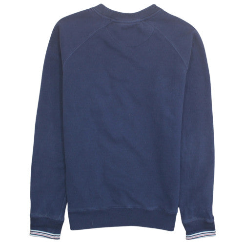 FILA White Line Men's Blue Crew Neck Pullover Sweatshirt M