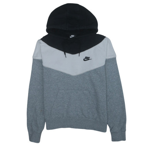 Nike Men's Grey Pullover Hoodie XS Regular Fit Logo Design