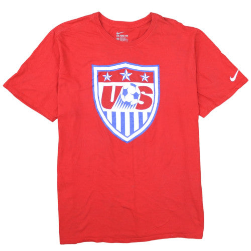 Nike Men's Red USA Soccer Graphic Athletic T-Shirt XXL