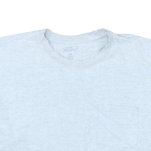 Dickies Men's Grey 2XL Classic Crew Neck Cotton Blend T-Shirt