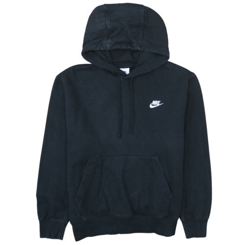 Nike Men's Black Pullover Hoodie Medium Fleece Cotton Sweatshirt