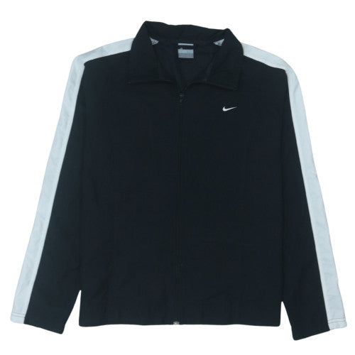 Nike Womens Black Full Zip Sweatshirt L 12-14 Polyester Sportswear