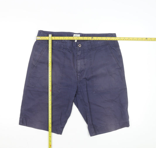 Joules Men's Blue Chino Shorts Size L 34in Cotton Casual