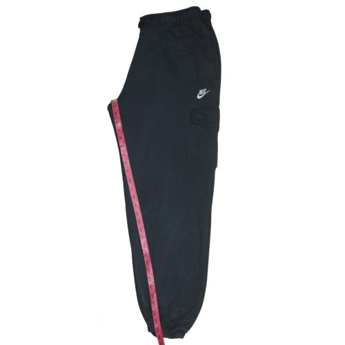 Nike Men's Black Fleece Jogger Trousers Size L Regular Fit