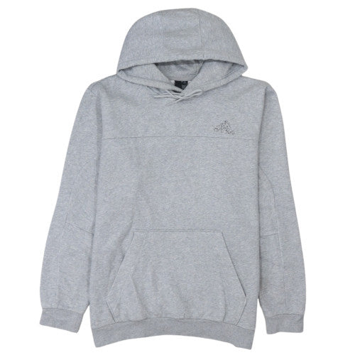Adidas Men's Grey Pullover Hoodie Size L Regular Fit Fleece