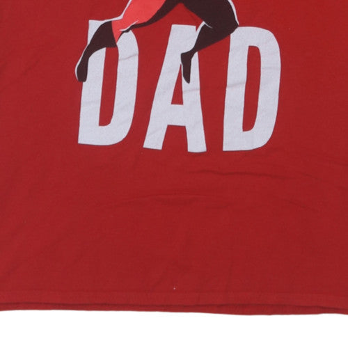 Disney Pixar The Incredibles Red Incredible Dad T-Shirt XL Mens