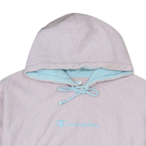 Champion Men's Pink Reverse Weave Pullover Hoodie XL