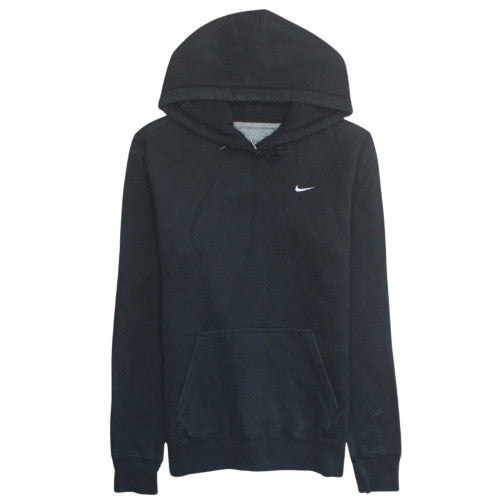 Nike Men's Black Pullover Hoodie M Logo Sports Cotton Sweatshirt