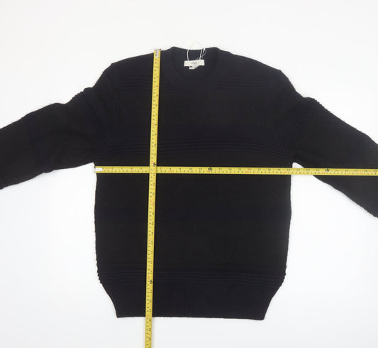 Marks and Spencer Men's Black M Regular Fit Knit Jumper