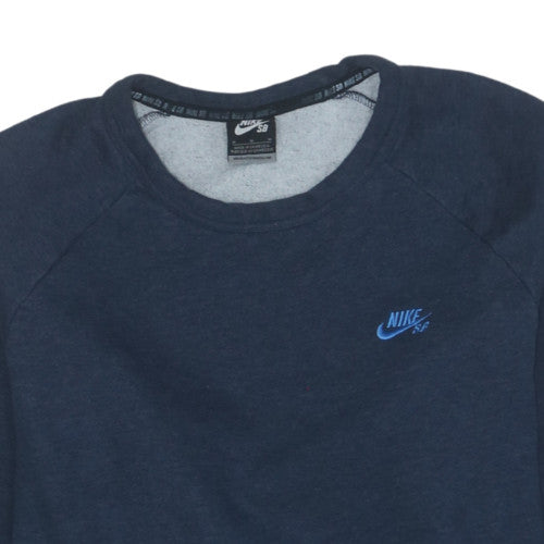 Nike SB Women’s Navy Blue Crew Neck Pullover Sweatshirt Size M