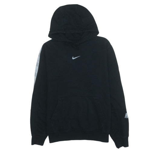 Nike Men's Black Pullover Hoodie M Regular Fit Fleece Sportswear