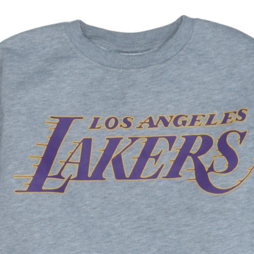 NBA Los Angeles Lakers Grey Crew Neck Sweatshirt Womens XS