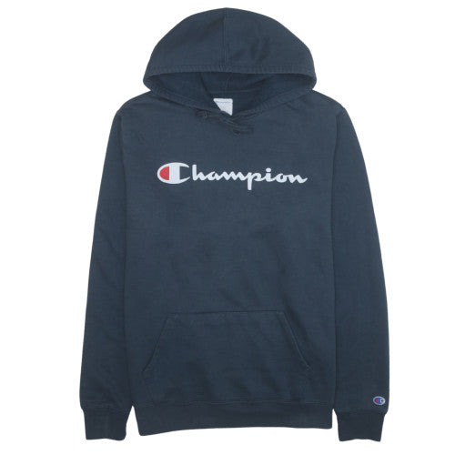 Champion Men’s Blue XL Pullover Hoodie Logo Fleece Sweatshirt