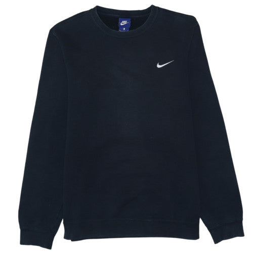 Nike Men's Black Crew Neck Pullover Sweatshirt Size M Regular Fit