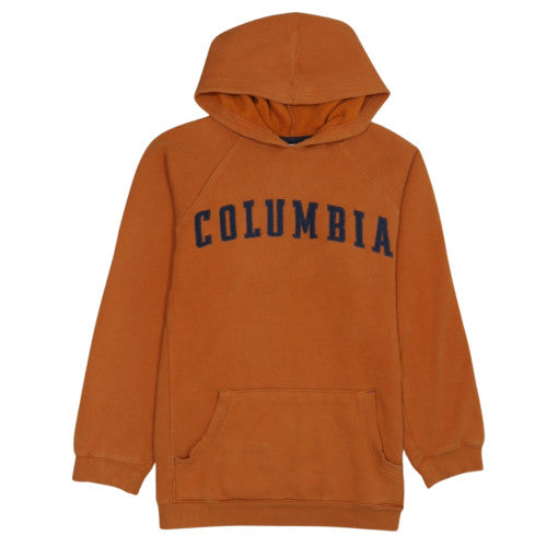 Columbia Boys Orange XL Pullover Fleece Hoodie with Logo and Pockets