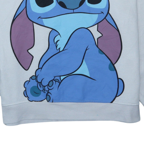 Disney Lilo & Stitch Women's Grey Pullover Hoodie Size L 14/16