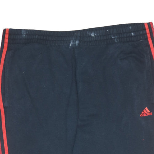 Adidas Boys Black Red Jogger Sweatpants 15-16 Years Elastic Waist